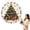 A, variant on olkpmnmk DIY Pearl Painting Acrylic Christmas Tree Ornament Kit, Christmas Hanging Diamond Art Kits for Adults, Handmade Diamond Bead Painting Craft for Xmas Tree Wall Window Home Holiday Decor