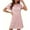 Pink, variant on ZZwxWA Nightgown for Woman Night Dress Short Sleeve Heart Printed Sleep Shirt Cute Holiday Sleepwear Soft Ladies Nightwear
