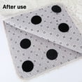 thumbnail image 5 of Non\-slip Floor Mat Tape Pad Rug Carpet Gripper Coin Round Shaped Pad Mounting Tape black 10 pairs, 5 of 9
