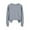 Gray, variant on Utoimkio Women's Long Sleeve Tops 2025 Solid Color Shirt Crewneck Tops Loose Fit Casual Blouses for Women