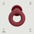 thumbnail image 2 of Boucle Silencieuse - Bouchons d'Oreilles pour Dormir Doux, Réutilisables en Silicone Flexible pour Réduction Fs - 8 Embouts d'Oreilles en TP/S/M/L Couleur Rouge, 2 of 5