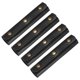 thumbnail image 1 of Uxcell 4Pcs Funda de Cuero con 3 Broches Metálicos para Maletas, Negro, 1 of 7