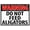 Warning Sign 4, variant on Warning DO NOT Block Drive Way Sign - 8"x12" Durable Tin Metal Decor, Safety Humor Marker for Home Garage Yard Workplace