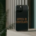 thumbnail image 3 of DistinctInk Clear Case for Apple iPhone 15 PLUS (6.7" Screen) - Dipped in Chocolate, 3 of 9