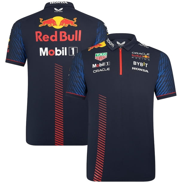 Oracle Red Bull Racing 2023 Team Sergio Perez Polo Camisa Verano Max Verstappen Sport Hombres Cremallera Polos Tops Camisetas Gao Jiahui unisex