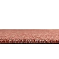 thumbnail image 5 of Unique Loom Everyday Solid Collection Area Rug - Mono (2' 6" x 10' Runner Rust Red), 5 of 7