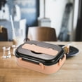 thumbnail image 1 of Vaisselle de Classification des Produits - Bento Isolé en Acier Inoxydable pour Étudiants avec Doublure de Haute Qualité et Ensemble d'Ustensiles Idéal pour les Repas des Enfants et des Journées d'École, 1 of 3