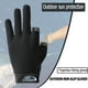 thumbnail image 3 of Guantes de pesca Hombres Mujeres Antideslizante 2 Finger Cut Ciclismo Mitones (Negro) Likrtyny Deportes al aire libre Salida diaria Juego de fiesta, 3 of 9