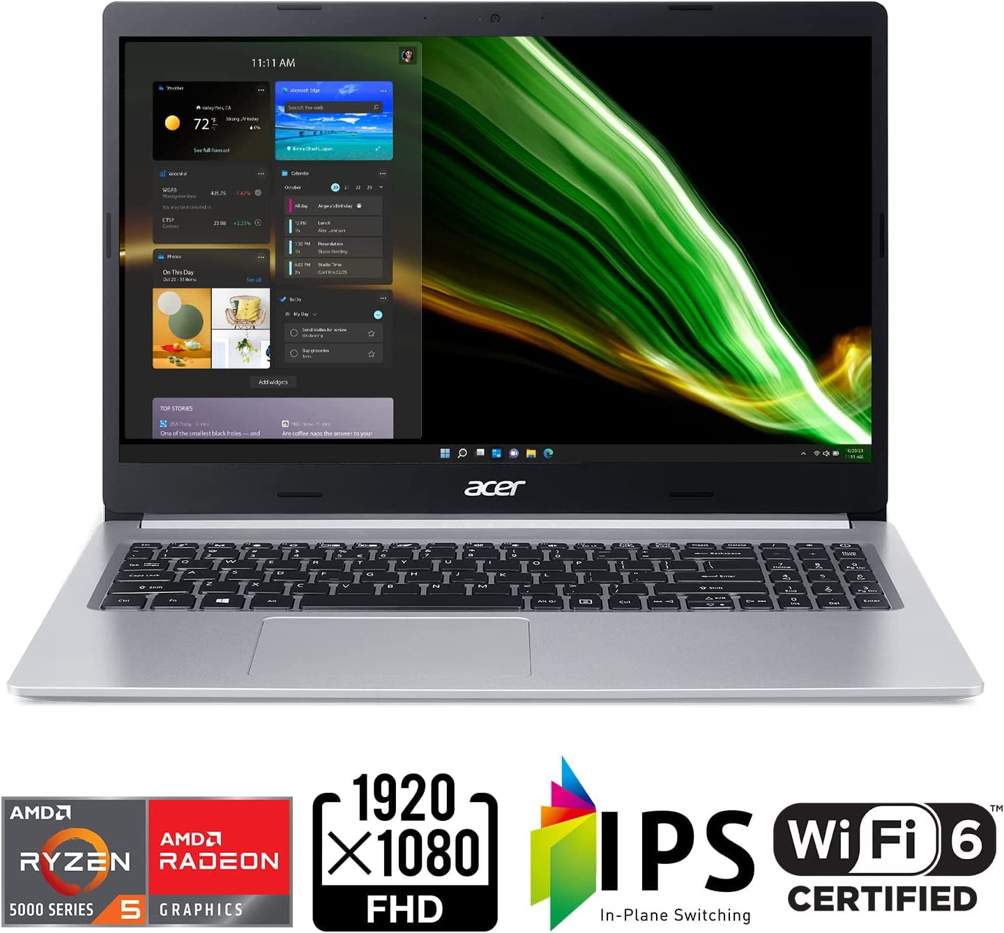 Acer Aspire 5 A515-45-R74Z Ryzen Mobile 256GB Graphics WiFi HD | SSD | 5 Slim IPS | Radeon 15.6\