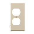 thumbnail image 1 of 1 Gang Light Almond Duplex End Panel Sectional Wall Plate, 1 of 1
