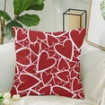thumbnail image 2 of MKHERT Valentines Day Pillow Covers Pillowcase Throw Pillows 18x18 inch, 2 of 2