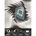 thumbnail image 7 of Turquoise Beige Boho Cloth Napkins Set of 8 Reusable Dinner Napkins, Vintage Ethnic Tribal Southwestern Cocktail Napkin Washable Table Napkins for Wedding/Holiday Party/Baby Shower 20"x20", 7 of 7