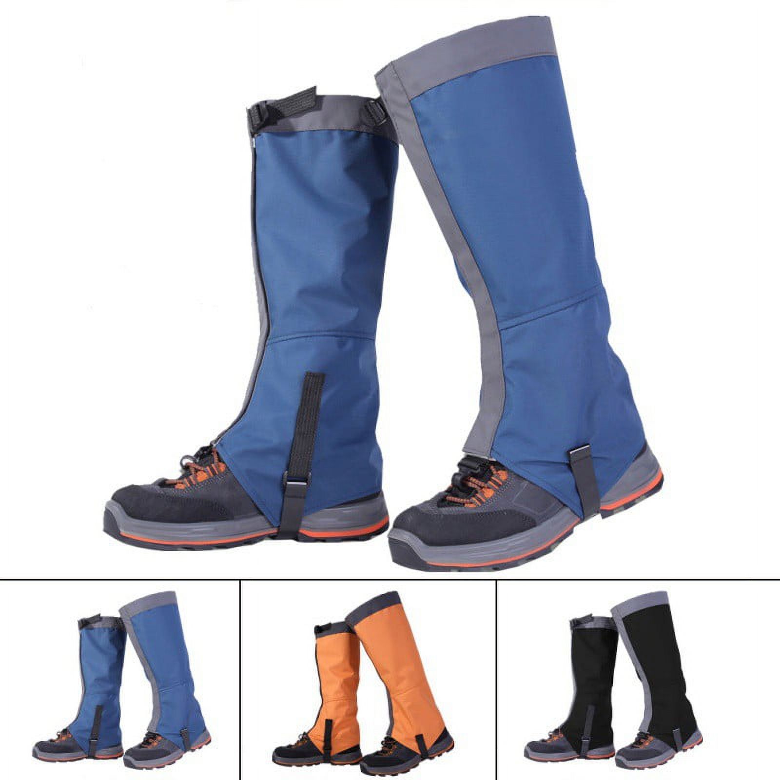 Outdoor Mountain Hiking Hunting Boot Gaiters Waterproof Snow Snake High Leg Shoes Cover - image 2 of 9