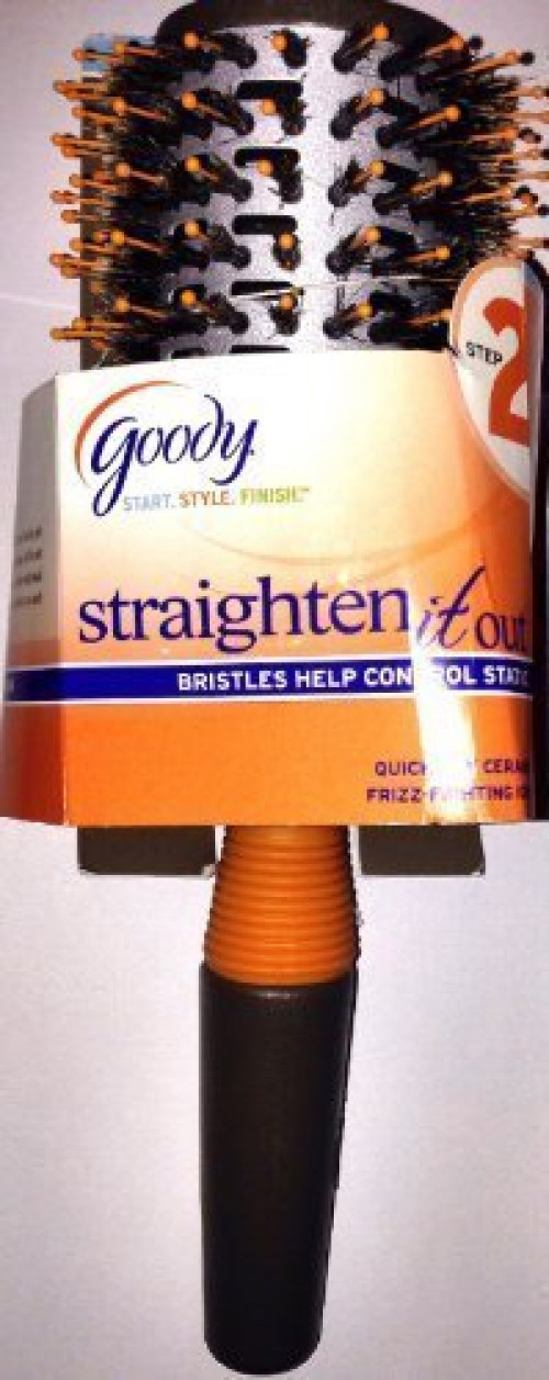 Goody Round Straighten It Out Hair Brush Quick Dry Ceramic 17131 4 Pack Walmart