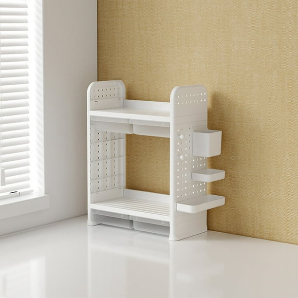 Xihbxyly Carrito de Almacenamiento Multicapa con Ruedas, Organizador Móvil de Plástico con Ruedas de 62 X 32,5 X 25 Cm, Mueble de Cocina y Salón de 4 Cajones En Beige/Verde.