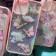 thumbnail image 4 of Funda para iPhone 13 Pro Max con diseño de mariposa con purpurina para iPhone 13 Pro Max para mujer y niña, suave TPU transparente, brillante, a prueba de golpes, 5G, 6,7 pulgadas (rosa) TUNC Sencillez, 4 of 5