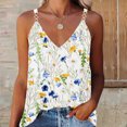 thumbnail image 4 of ICHUANYI Clearance Women's Summer Casual Sleeveless Blouse V Neck Tops T-Shirt Vest For Women(Multicolor, M) ICHUANYI WER2023080809911, 4 of 6