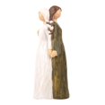 thumbnail image 3 of Figura familiar Gloria escultura de resina adorno de escritorio mini estatua humana Hermanas 6 cm x 4,5 cm x 15,5 cm, 3 of 9
