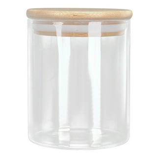  Amici Home Denali Glass Canister, Food Storage Container with  Wooden Lid and Handle