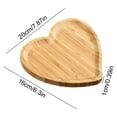 thumbnail image 3 of Charcuterie Board - Food Board - Wooden Heart Shaped Charcuterie Board, Serving Platter for Party Supplies, Food Tray for Valentine's Day Christmas Thanksgiving Decorations A , 7.8", 1Pcs, 3 of 6