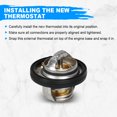 thumbnail image 4 of Carcasa de termostato de aluminio WMPHE para Chrysler 200 Sebring, 4 of 8