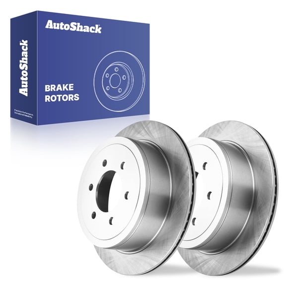 AutoShack Rear Vented Brake Rotors 13.69" (347.8 mm), 2pcs, Compatible with Ford F-150 2004-2011 4WD AWD RWD 3.5L 3.7L 4.2L 4.6L 5.0L 5.4L 6.2L