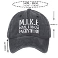 thumbnail image 2 of Wide Brim Sun Hats Stylish Unisex Printed Baseball Cap Adjustable Hat, 2 of 2