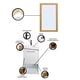 thumbnail image 5 of Gabinete Para Baño Con Espejo Decorativo PATTANI, 5 of 6
