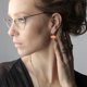 thumbnail image 4 of 1 par Pendientes de calabaza de plástico Halloween Ear Jewelry Mujer Ropa Accesorio, 4 of 5