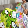 thumbnail image 3 of Om Nom anti-pilling, suave, ligera, esponjosa y acogedora de lujo para hogar y cocina – Perfecta para niños y adultos,120X150cm, 3 of 6