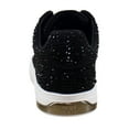 thumbnail image 4 of DKNY Abeni Rhinestone Women's Fashion Sneakers Black Size 6 M, 4 of 8