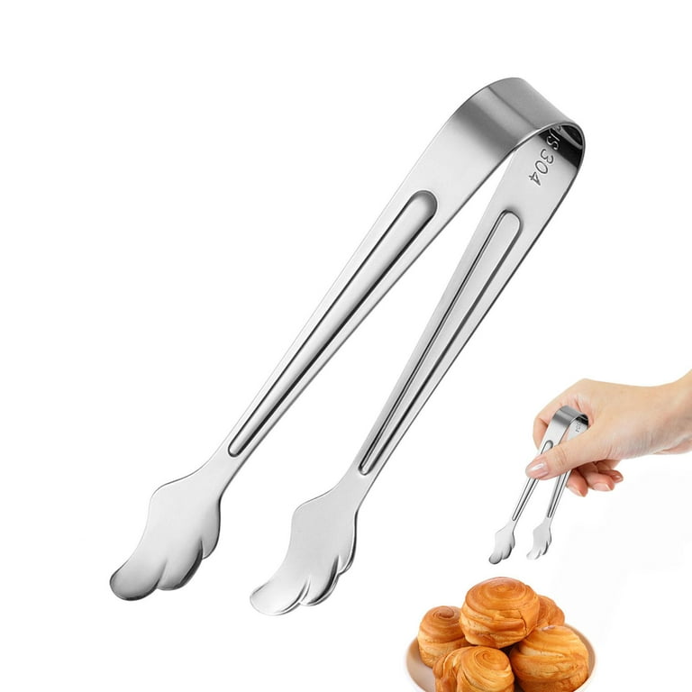 Stainless Steel Food Tong Small Serving Utensils For Cooking