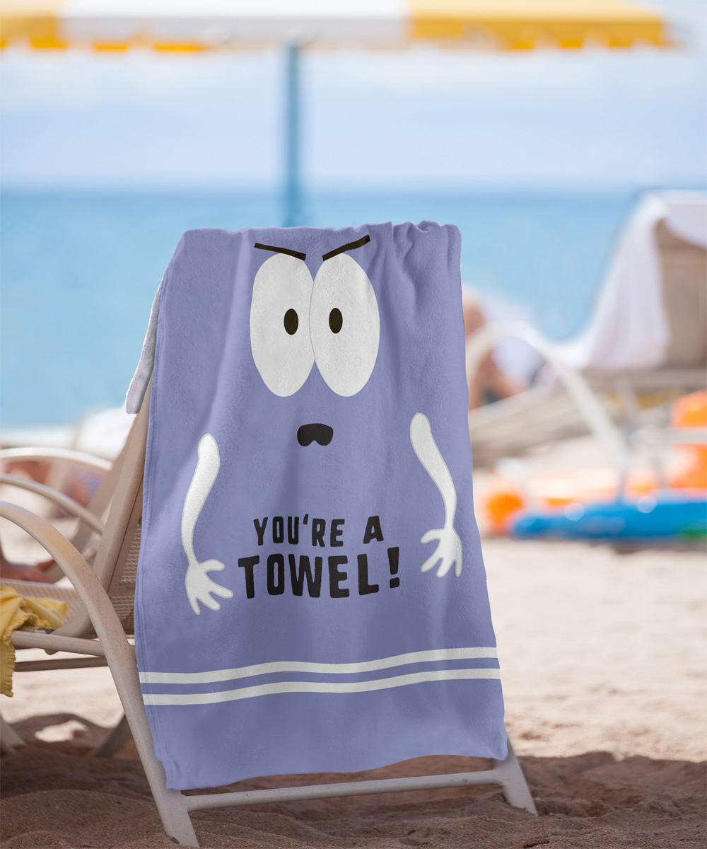 South Park Towelie You're A Towel Officially Licensed Beach Towel 30' X 60'
