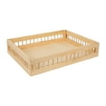thumbnail image 4 of Cesta de madera para almacenamiento, baño, cocina, caja de madera para frutas, libros y verduras. XXL, 4 of 9
