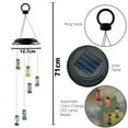 thumbnail image 6 of Romantic LED Wind Chime Lights, Solar Color Changing Solar Mobile Wind Chimes Lights Night Light for Home, Party, Festival Days, Garden,Christmas Decoration with Spinning Hook(Lucky Star Bottle), 6 of 7