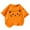 Orange, variant on Girls Short Sleeve Tops, Kids Cotton Crew Neck Print Soft T-Shirt, Casual Summer Tees Sky Blue Size 2-4 Years