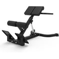 thumbnail image 1 of Roman Chair Back Extension Bench - Dual Adjustable 330 Lbs Capacity Home Gym Equipment, Hyperextension Machine for Core & Back Training (Black), 1 of 7