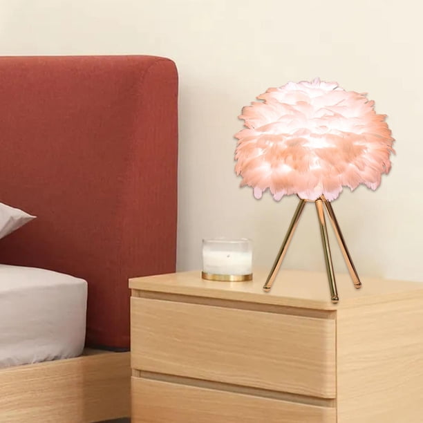 Lámpara de plumas Colco lámpara de noche de escritorio