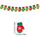 thumbnail image 3 of Christmas Banner Merry Christmas Decorations for Home Garland Gingerbread Man 2023 Santa Claus Pendant Xmas Gifts New Year 2025, 3 of 5