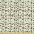 thumbnail image 2 of Ambesonne Love Fabric by the Yard Upholstery, Various Shaped Hearts, 2 Yards, Multicolor, 2 of 5