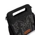 thumbnail image 4 of Wrangler Top Handle Bag for Women Embroidered Fringe Western Crossbody Purse, Black, 4 of 7