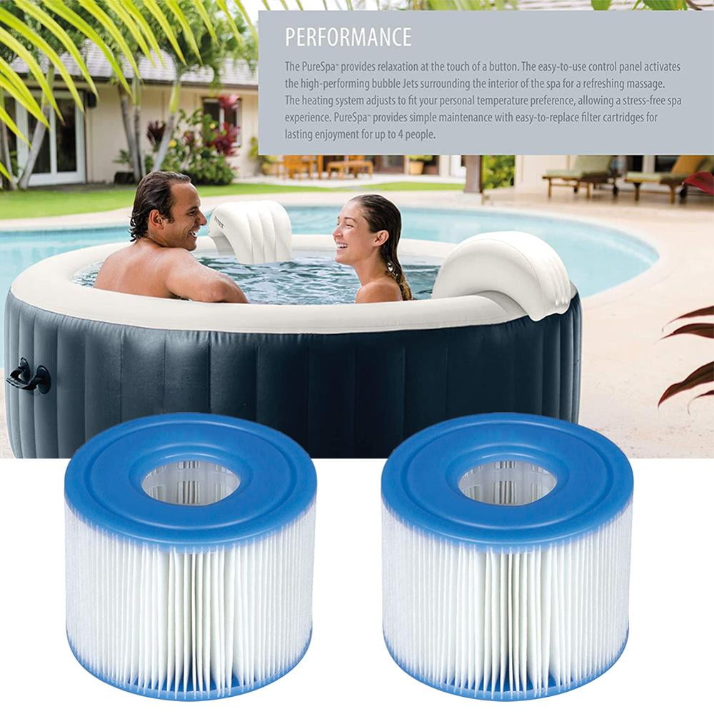 4Pcs MSPA FD2089 Filter Cartridge for Inflatable Swimming Pool Spa Hot Tub