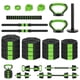 thumbnail image 1 of Juego de Mancuernas Ajustables Octogonales 3 en 1 66 Lbs | Se Convierte en Barra y Pesas Rusas, Agarre Antideslizante para Gimnasio en Casa, 1 of 9
