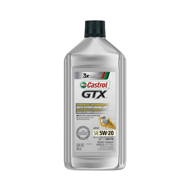 Aceite para Motor de Auto Castrol GTX 5W-20 de 946 ml