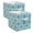 Blue, variant on DII Non Woven Polyester Storage Bin, Herringbone, Mint, Small Set of 2