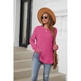 thumbnail image 3 of Blusa Informal con Cuello Redondo y Ligera para Mujer, Color Rojo Rosa L, 3 of 8