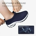 thumbnail image 4 of STQ Women's Walking Shoes Slip on Breathable Sneakers Navy US 5.5, 4 of 8