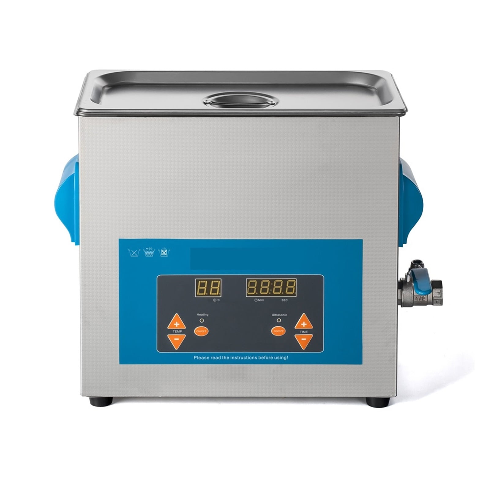 Ultrasonic Cleaner 6L 150W With Digital Display Heating Basket Ultrasonic Bath ,Strong Cleaning