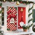 thumbnail image 6 of Uutvery Christmas Door Cover 35x71 Inches, Elastic Fabric with 3D Bow Tie Pattern, Holiday Door Wall Decoration, Christmas Party Home Office Indoor Outdoor Decor, 6 of 9