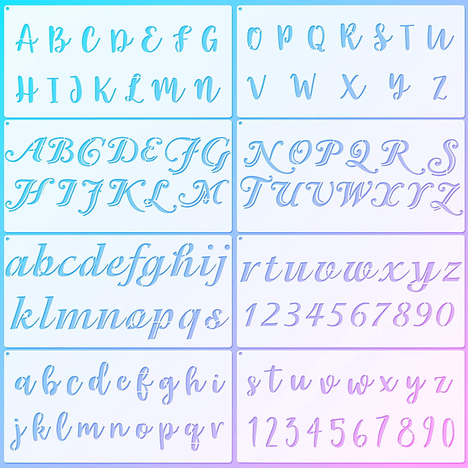 Cake alphabet stencils 2025
